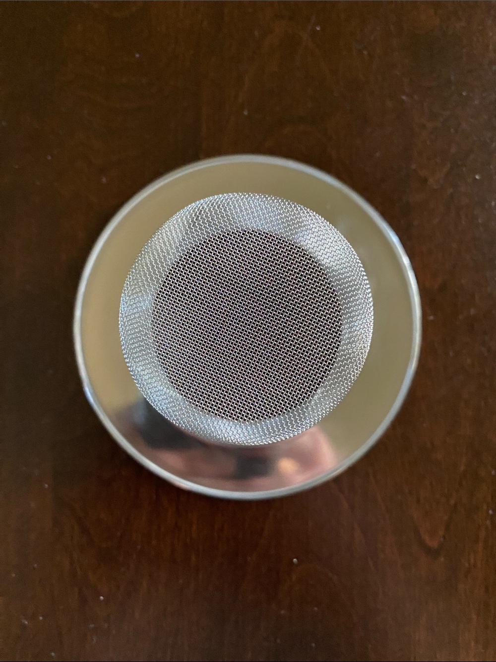 Large Rim Tea Strainer - RSVP International - Picture 4 of 6